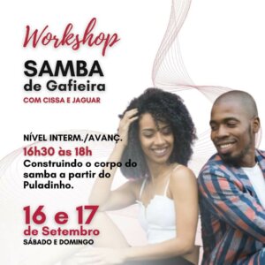 Workshop intermediário_avançado de Samba de Gafieira com Cissa e Jaguar