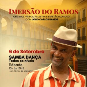 Aprenda o essencial do  Samba Dança em apenas 1 sábado